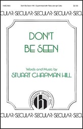 Don't Be Seen Three-Part Mixed choral sheet music cover